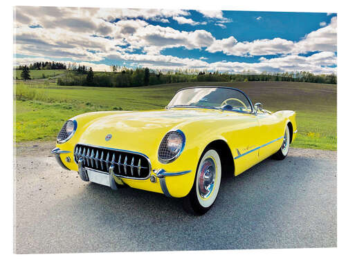 Acrylic print 1955 Chevrolet Corvette Convertible I