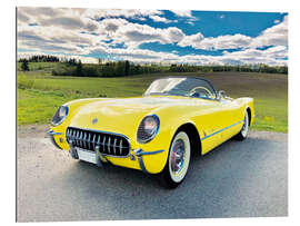 Cuadro de plexi-alu 1955 Chevrolet Corvette Convertible I