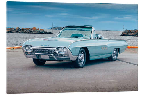 Quadro em acrílico 1963 Ford Thunderbird Sports Roadster Convertible I