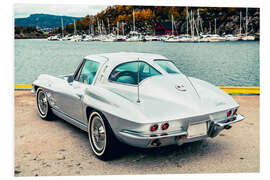 Hartschaumbild 1963 Chevrolet Corvette Stingray Sport Coupé, Split Window II