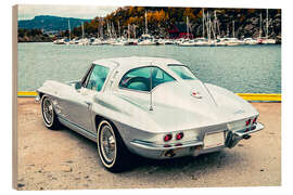 Cuadro de madera 1963 Chevrolet Corvette Stingray Sport Coupé, Split Window II
