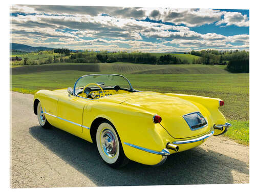 Obraz na szkle akrylowym 1955 Chevrolet Corvette Convertible II