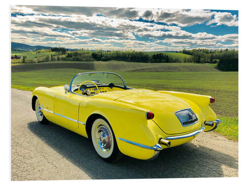 Quadro em PVC 1955 Chevrolet Corvette Convertible II