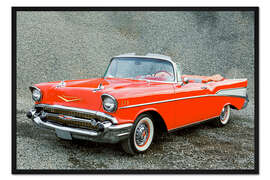 Gerahmter Kunstdruck 1957 Chevrolet Bel Air Convertible I