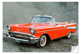 Sticker mural 1957 Chevrolet Bel Air Convertible I