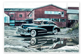 Wall print 1948 Pontiac Torpedo Coupé I - American Cars 1920 - 2020