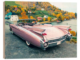 Cuadro de madera 1959 Cadillac Eldorado Biarritz Convertible II