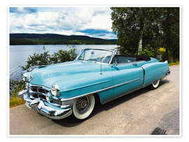 Wall print 1951 Cadillac Series 62 Convertible I - American Cars 1920 - 2020