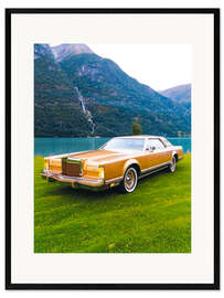 Gerahmter Kunstdruck 1978 Lincoln Continental Mark V Diamond Jubilee Edition I