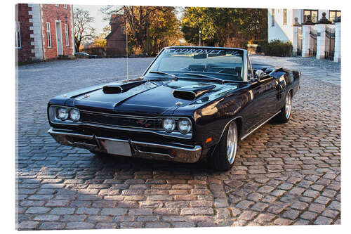 Quadro em acrílico 1969 Dodge Coronet RT Convertible I