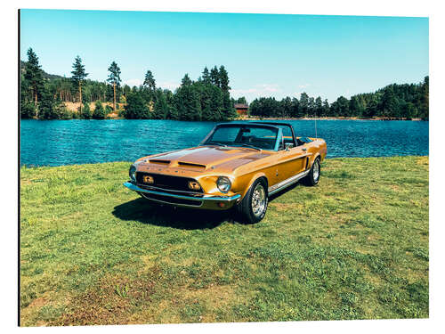Aluminium print 1968 Ford Shelby Cobra GT 500 Convertible I