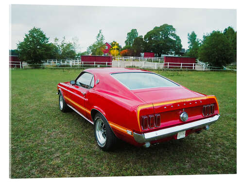 Akrylbillede 1969 Ford Mustang Mach1 Coupé II