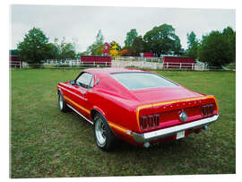 Acrylglasbild 1969 Ford Mustang Mach1 Coupé II - American Cars 1920 - 2020