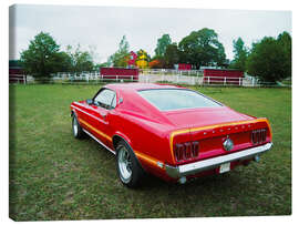 Obraz na płótnie 1969 Ford Mustang Mach1 Coupé II - American Cars 1920 - 2020
