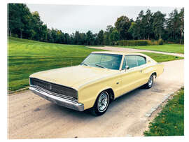 Obraz na szkle akrylowym 1966 Dodge Charger Fastback Coupé I