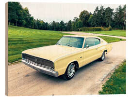 Wood print 1966 Dodge Charger Fastback Coupé I