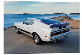 Akrylbillede 1973 Ford Mustang Mach1 Fastback Coupé II - American Cars 1920 - 2020