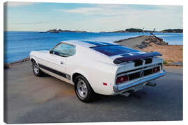 Obraz na płótnie 1973 Ford Mustang Mach1 Fastback Coupé II - American Cars 1920 - 2020