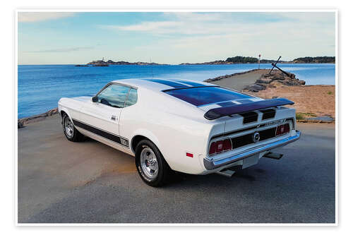 Poster 1973 Ford Mustang Mach1 Fastback Coupé II