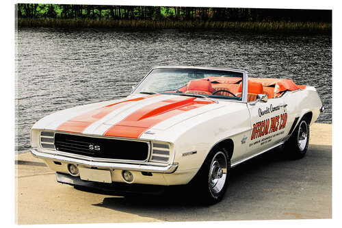 Akrylbilde 1969 Chevrolet Camaro Z11 Pace Car convertible I