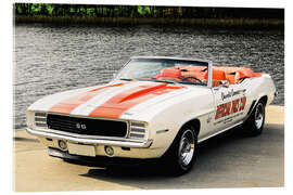 Akrylbilde 1969 Chevrolet Camaro Z11 Pace Car convertible I - American Cars 1920 - 2020