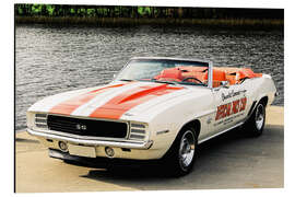 Tableau en aluminium 1969 Chevrolet Camaro Z11 Pace Car convertible I - American Cars 1920 - 2020
