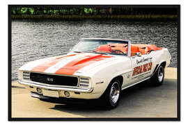 Gerahmter Kunstdruck 1969 Chevrolet Camaro Z11 Pace Car convertible I