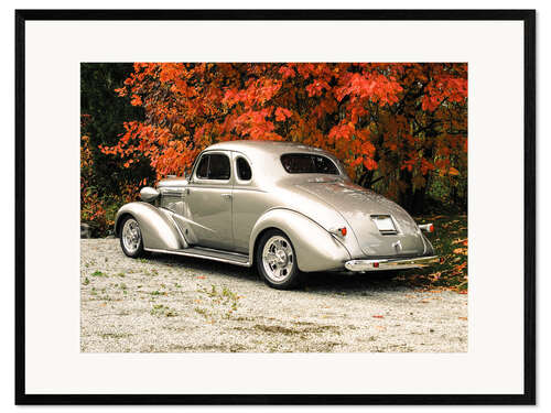 Ingelijste kunstdruk 1938 Chevrolet Business Coupé II
