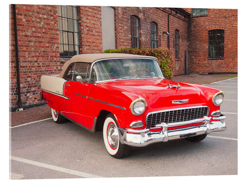 Acrylic print 1955 Chevrolet Bel Air Convertible I