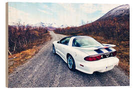 Print på træ 1999 Pontiac Firebird Trans Am Coupé 30th Anniversary II - American Cars 1920 - 2020