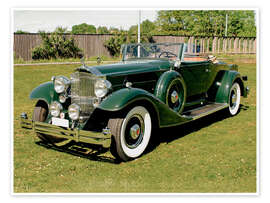 Wall print 1933 Packard 1004 Super Eight Convertible II - American Cars 1920 - 2020