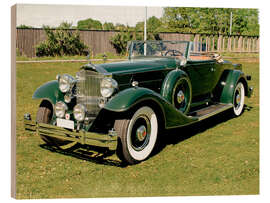 Wood print 1933 Packard 1004 Super Eight Convertible II - American Cars 1920 - 2020