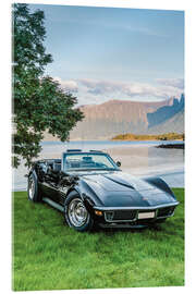 Acrylic print 1971 Chevrolet Corvette C3 Cabrio I