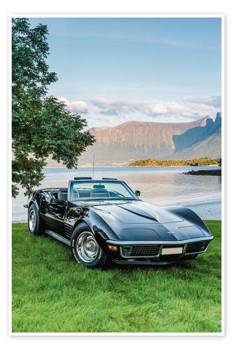 Poster 1971 Chevrolet Corvette C3 Cabrio I