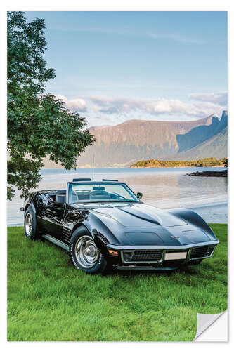 Wandsticker 1971 Chevrolet Corvette C3 Cabrio I