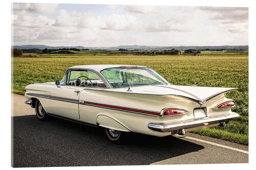 Quadro em acrílico 1959 Chevrolet Impala Hardtop Coupé II
