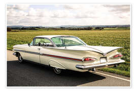 Wall print 1959 Chevrolet Impala Hardtop Coupé II - American Cars 1920 - 2020