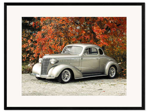 Ingelijste kunstdruk 1938 Chevrolet Business Coupé I