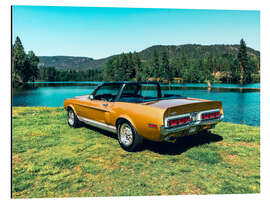 Tableau en aluminium 1968 Ford Shelby Cobra GT 500 Convertible II - American Cars 1920 - 2020