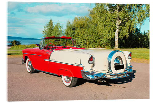 Akrylglastavla 1955 Chevrolet Bel Air Convertible IV