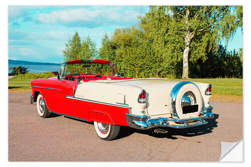 Wandsticker 1955 Chevrolet Bel Air Convertible IV