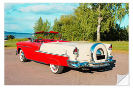 Sticker mural 1955 Chevrolet Bel Air Convertible IV