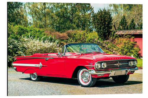 Tableau en aluminium 1960 Chevrolet Impala Convertible I