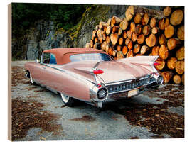 Cuadro de madera 1959 Cadillac Eldorado Biarritz Convertible IV