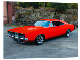 Obraz na szkle akrylowym 1969 Dodger Charger RT Hardtop Coupé I