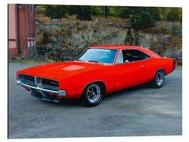 Aluminium print 1969 Dodger Charger RT Hardtop Coupé I