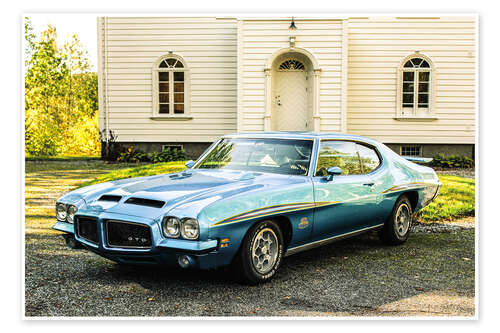 Poster 1971 Pontiac GTO The Judge Clone I