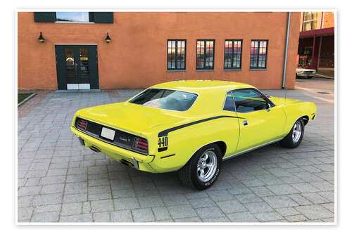 Poster 1970 Plymouth Cuda Hardtop Coupé II