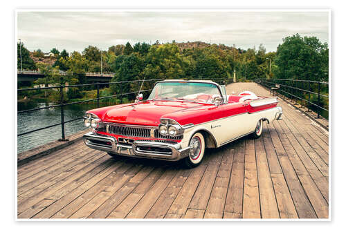 Poster 1957 Mercury Monterey Convertible I