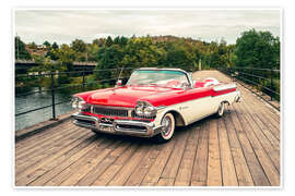 Wall print 1957 Mercury Monterey Convertible I - American Cars 1920 - 2020